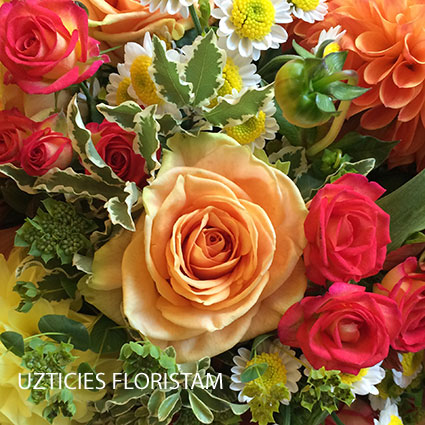 Flowers on-line. Is it hard to decide which flowers to send?
Let our florists create something special for you!
Bouquet