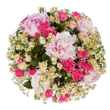 Ziedi Latvijā. Peonijas un rozes vasarīgā ziedu pušķī.

Ziedu klāsts ir ļoti plašs. Var gadīties, ka izvēlētie ziedi var