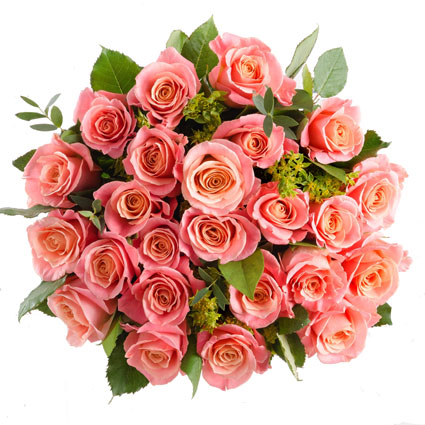 Bouquet Of Peach Roses