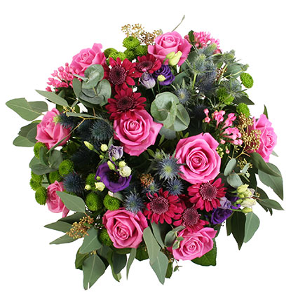 Flower delivery Latvia. Flower bouquet inspired by the Aquarius zodiac sign.
